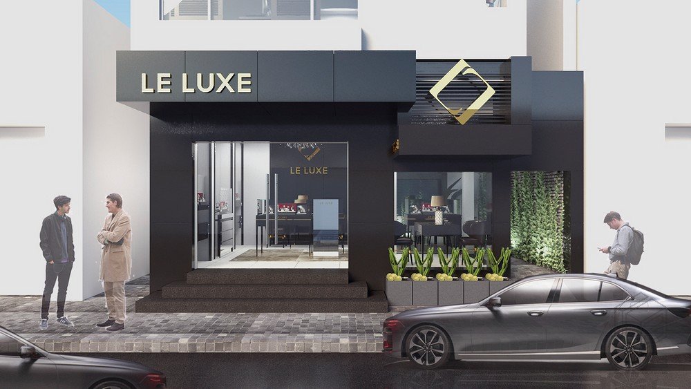 Nội thất cửa hàng showroom LELUXE WATCH